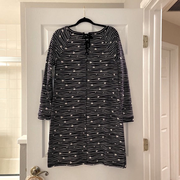 T by Talbots long sleeve mixed print dress NWT - Picture 2 of 9